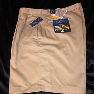 Club Room Khaki Wrinkle Free Shorts
